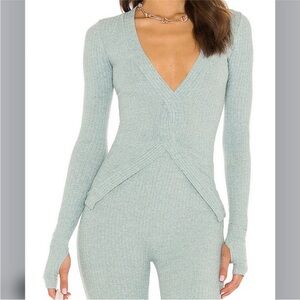 Alix NYC Inez Top in Lagoon